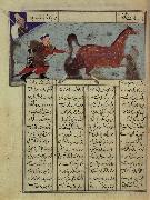 Rustan catches its Pferdein, out of the Schahanme of Abu-l-Qasim Manur Firdausi